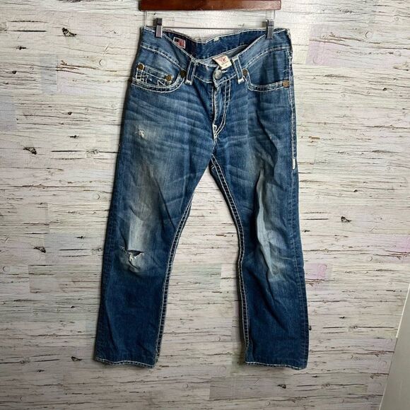 True Religion Men’s Bobby Super T Jeans Size 33 - Picture 3 of 9